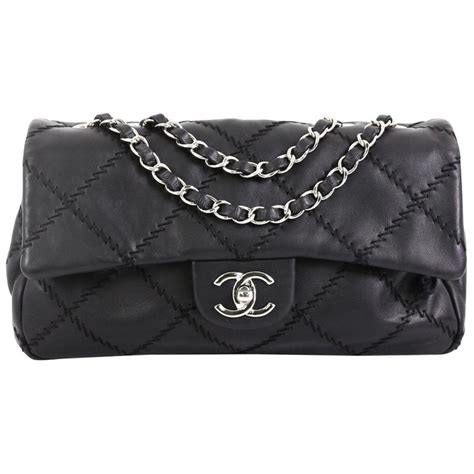 chanel ultimate stitch bag|Chanel calfskin flap bag.